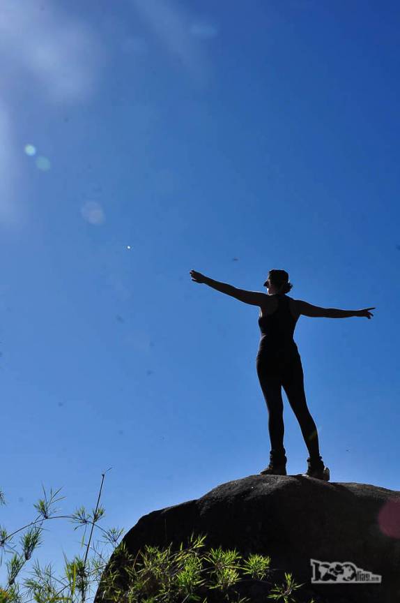 Aproveitando o ar puro do Parque Nacional da Serra dos Órgãos, no Rio de Janeiro